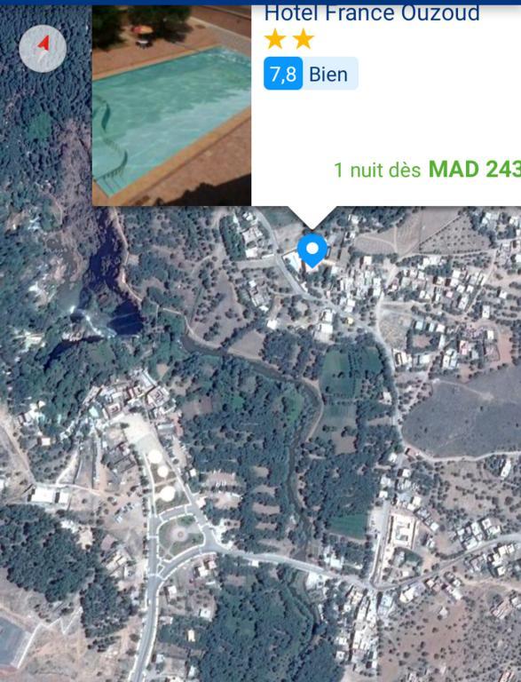 Hotel France Ouzoud Exteriör bild